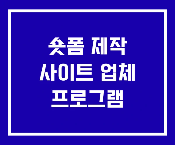 숏폼 제작 사이트 업체 프로그램 숏폼 제작 사이트 업체 프로그램