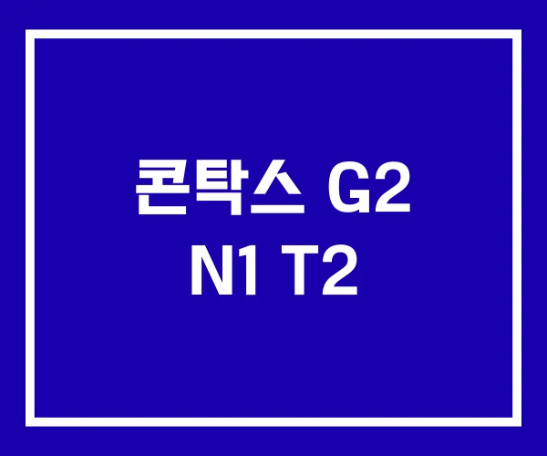 콘탁스 G2 N1 T2