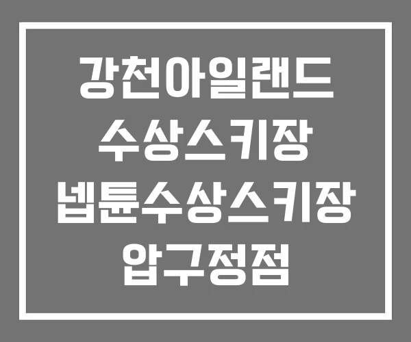 강천아일랜드 수상스키장 넵튠수상스키장 압구정점 리버시티 강천아일랜드 수상스키장 넵튠수상스키장 압구정점 리버시티