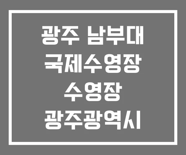 광주 남부대 국제수영장 수영장 광주광역시 시립국제수영장 광주 남부대 국제수영장 수영장 광주광역시 시립국제수영장