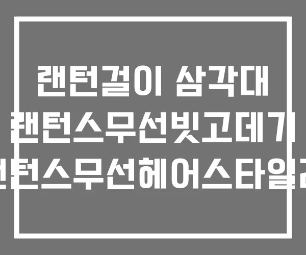 랜턴걸이 삼각대 랜턴스무선빗고데기 랜턴스무선헤어스타일러
