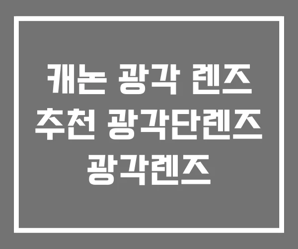 캐논 광각 렌즈 추천 광각단렌즈 광각렌즈 캐논 광각 렌즈 추천 광각단렌즈 광각렌즈